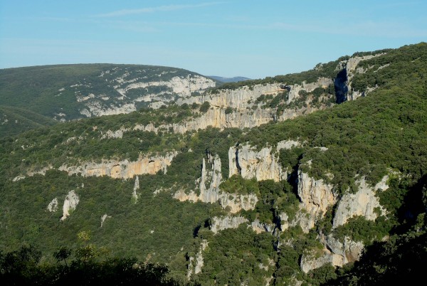 View from the descent path