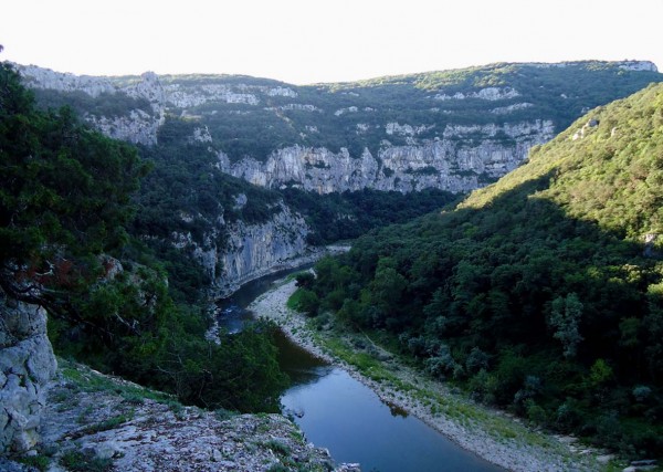 The view downstream