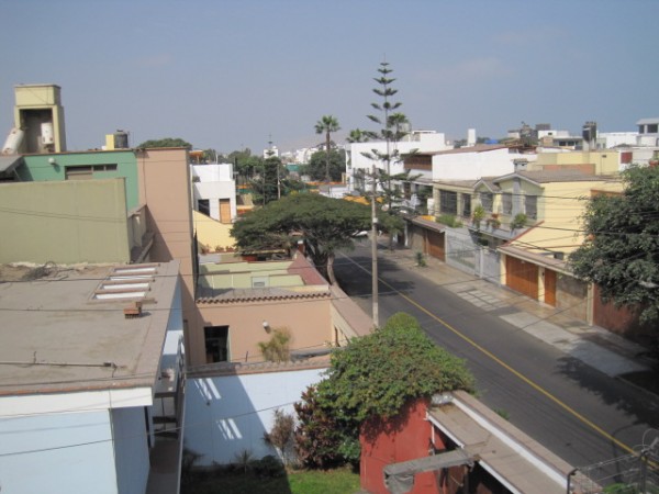 A rare display of the sun in Lima in June.