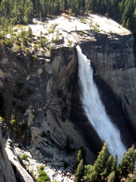 Nevada Falls as seen from p5