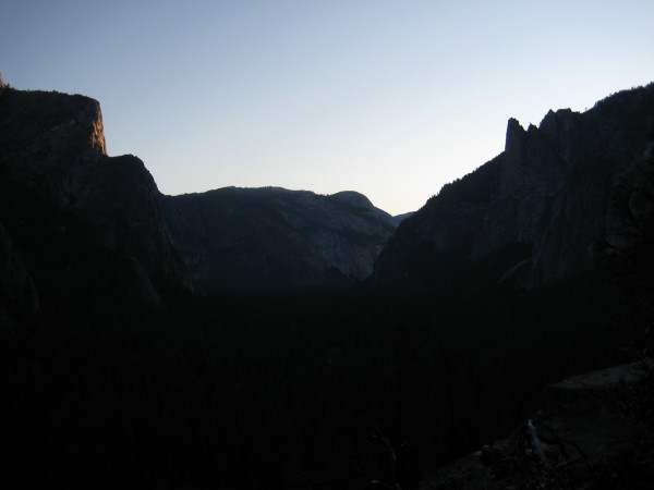 Dawn coming up over the Valley